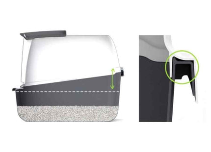 Cat it litera magic blue 57 x 46,5 x 39 cm