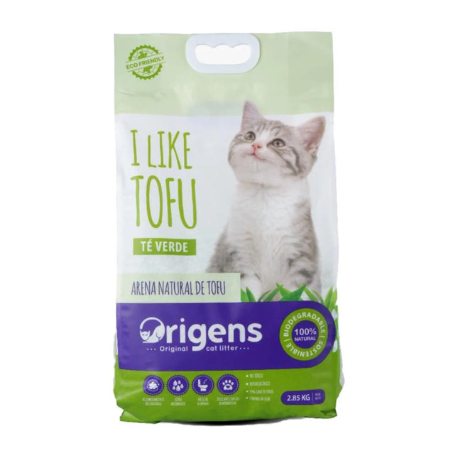 Origens arena orgánica de tofu con aroma de te verde 2.85 kg