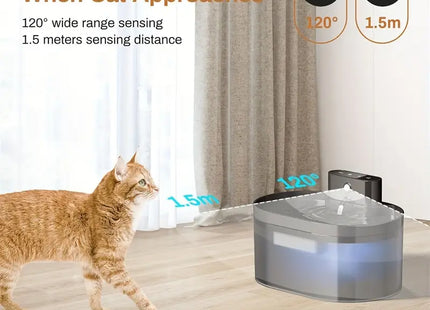 Bebedero para Gatos inlámbrico de 2.2 Litros