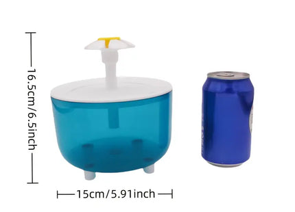 Fuente de agua automática para Gatos con alimentación USB