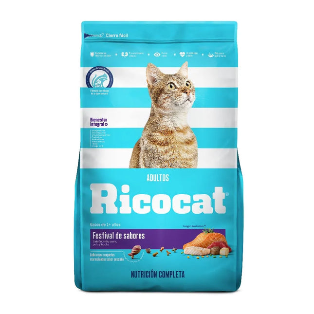 Ricocat Adultos Festival De Sabores Alimento Seco Gato